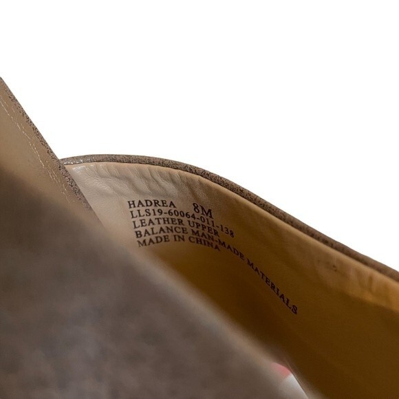 Latigo Women's Taupe Slip Ons Sandals Toe Loop Espadrille Wedge Size 8 - Picture 6 of 6